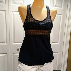Robin K navy tank top